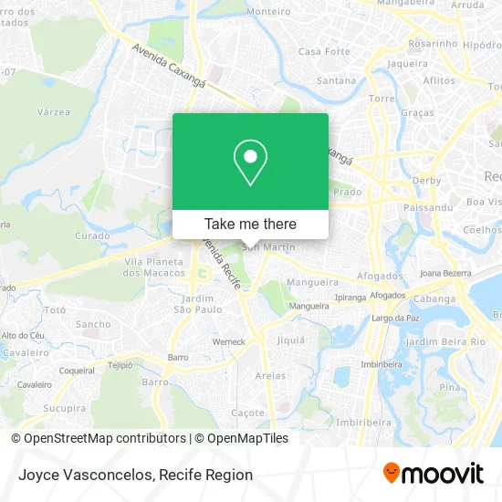 Joyce Vasconcelos map