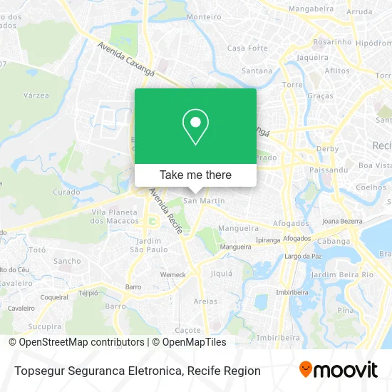 Topsegur Seguranca Eletronica map