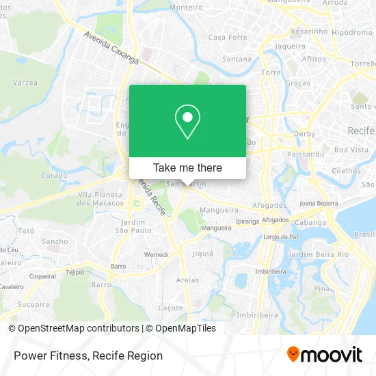 Power Fitness map