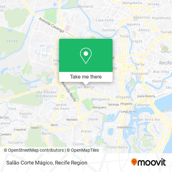 Salão Corte Mágico map