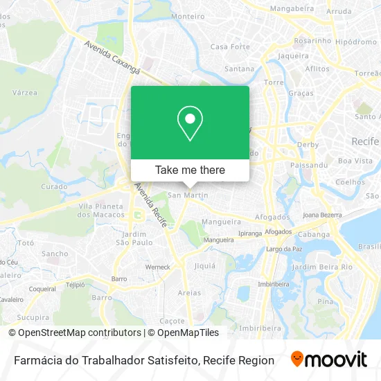 Farmácia do Trabalhador Satisfeito map