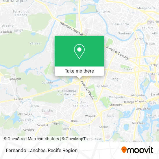 Fernando Lanches map