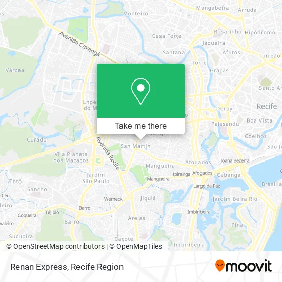 Renan Express map