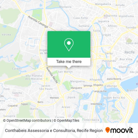 Mapa Conthabeis Assessoria e Consultoria