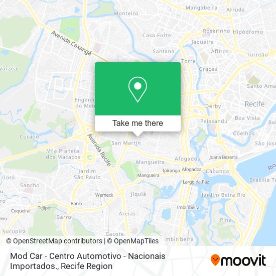 Mapa Mod Car - Centro Automotivo - Nacionais Importados.