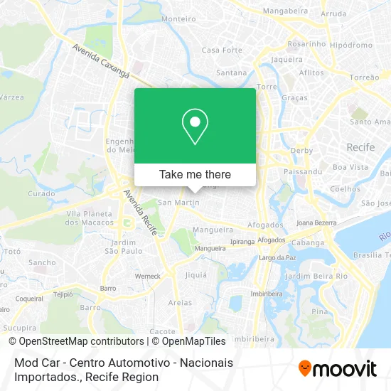 Mod Car - Centro Automotivo - Nacionais Importados. map