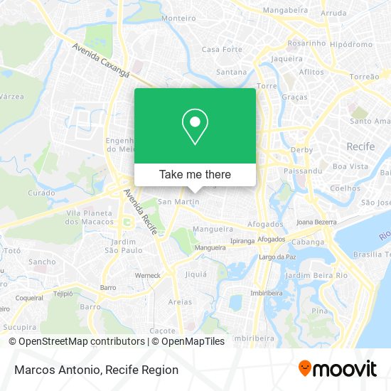 Marcos Antonio map