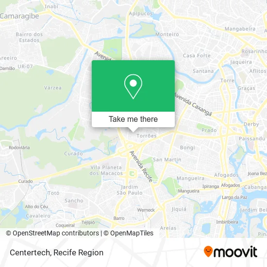 Centertech map
