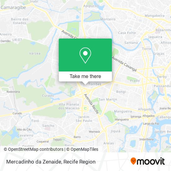 Mercadinho da Zenaide map