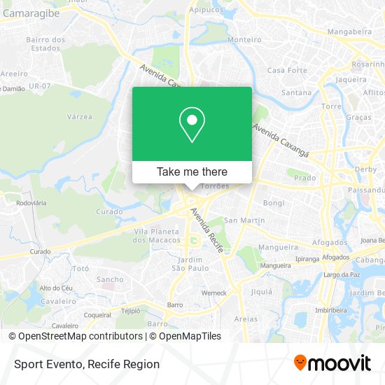 Sport Evento map