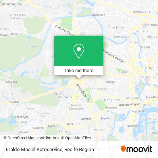Eraldo Maciel Autoservice map