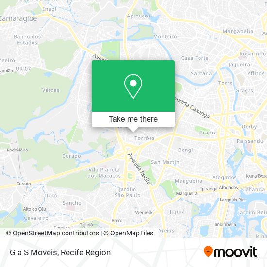 G a S Moveis map