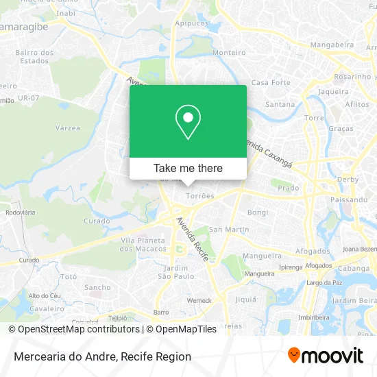 Mercearia do Andre map