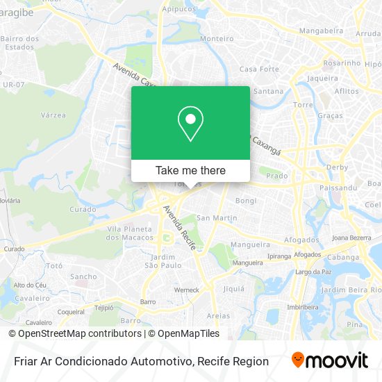 Friar Ar Condicionado Automotivo map