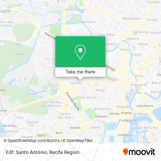 Edf. Santo Antônio map