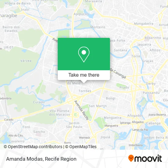 Amanda Modas map