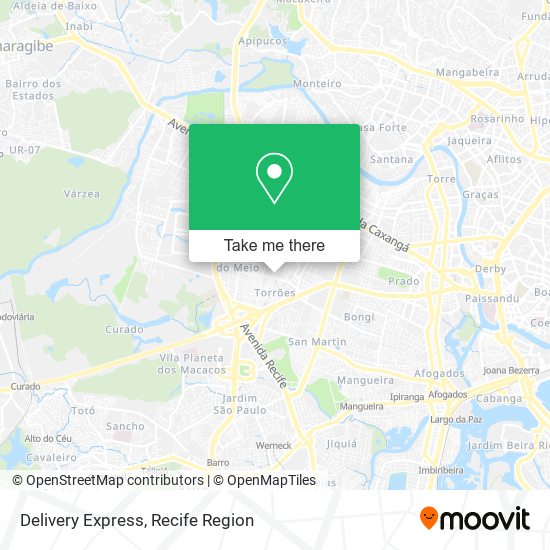 Delivery Express map