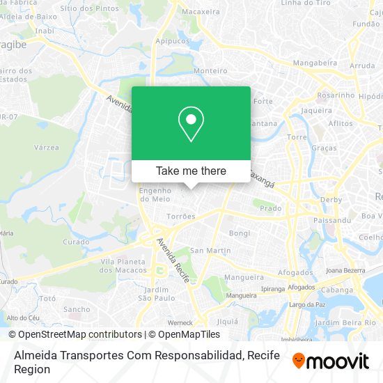 Mapa Almeida Transportes Com Responsabilidad