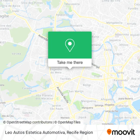 Leo Autos Estetica Automotiva map