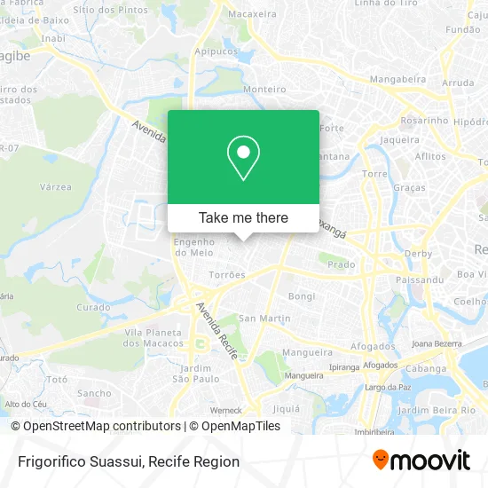 Frigorifico Suassui map