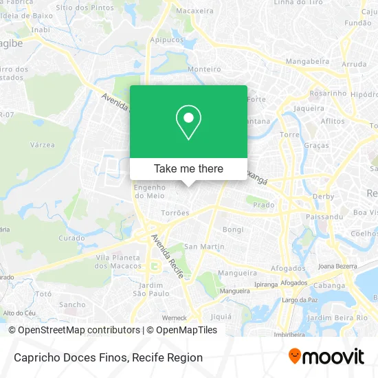 Capricho Doces Finos map