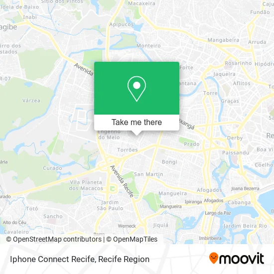Iphone Connect Recife map