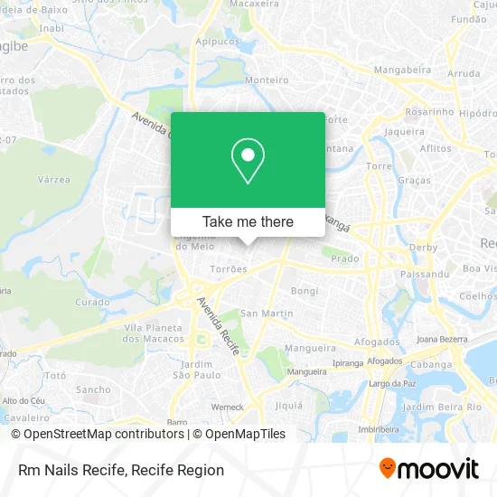 Rm Nails Recife map