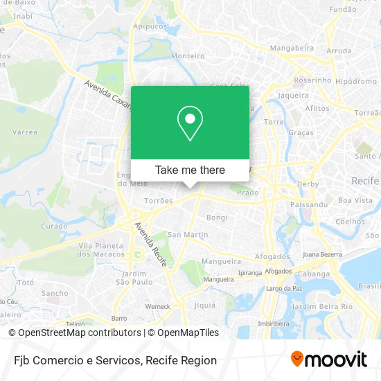 Fjb Comercio e Servicos map