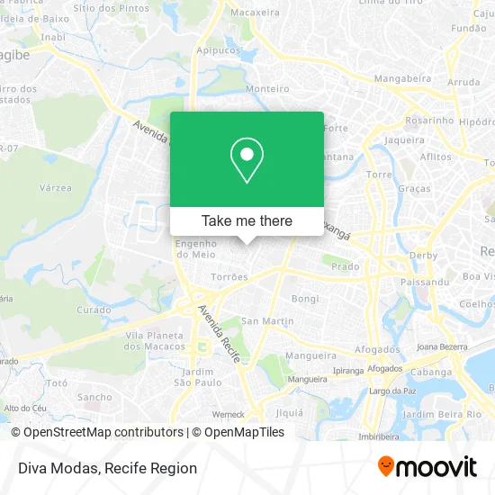 Diva Modas map