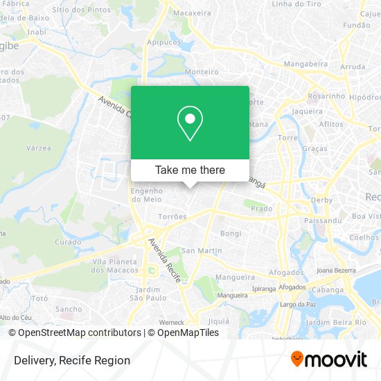 Delivery map