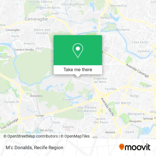 M'c Donalds map