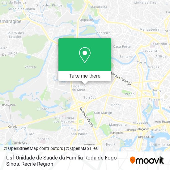 Usf-Unidade de Saúde da Família-Roda de Fogo Sinos map