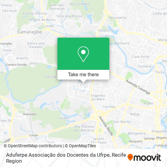 Aduferpe Associação dos Docentes da Ufrpe map