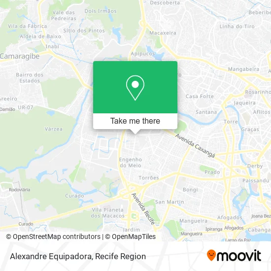 Alexandre Equipadora map