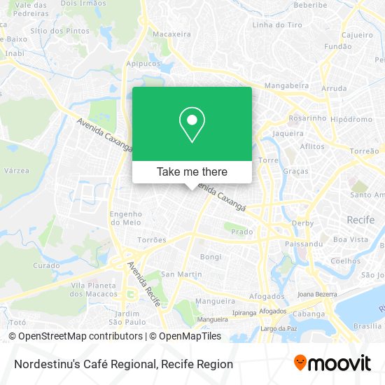 Nordestinu's Café Regional map