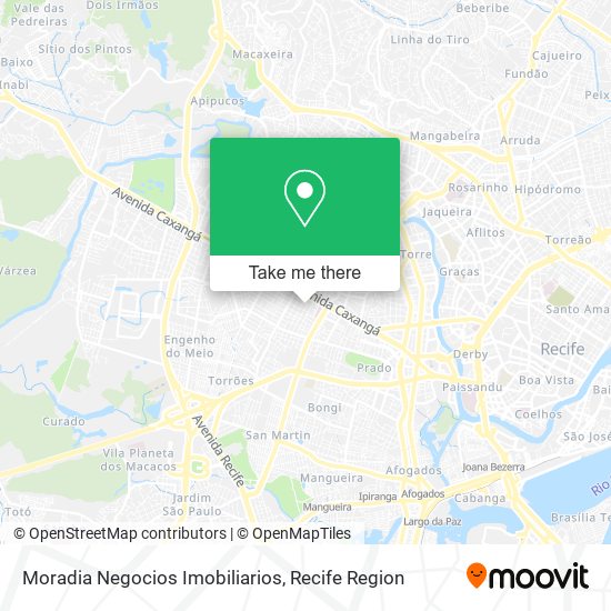 Moradia Negocios Imobiliarios map