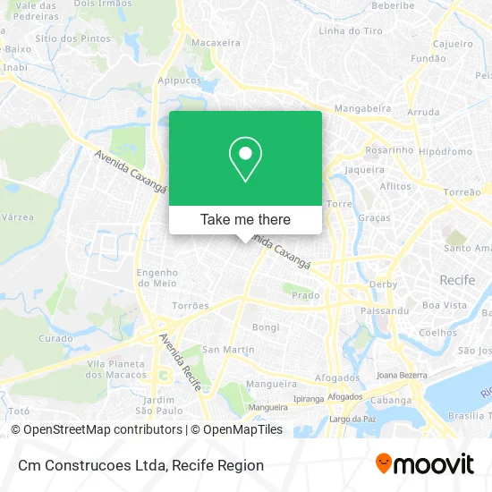 Cm Construcoes Ltda map