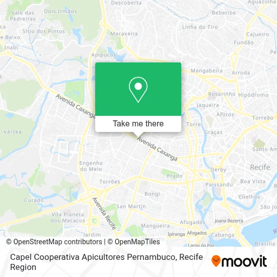 Capel Cooperativa Apicultores Pernambuco map