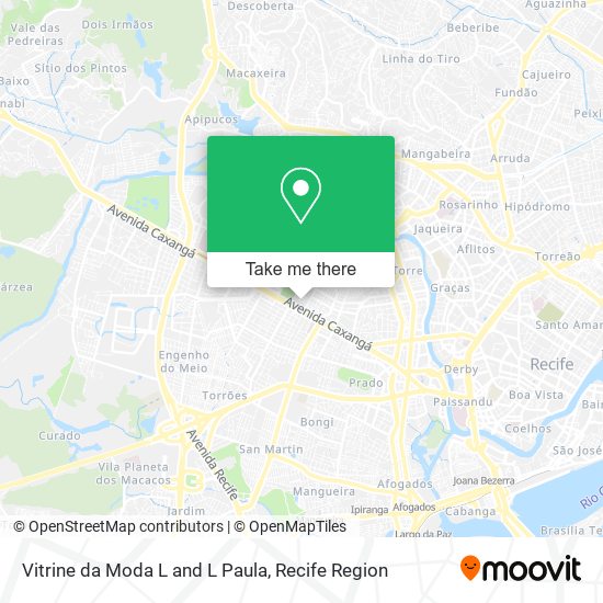 Vitrine da Moda L and L Paula map