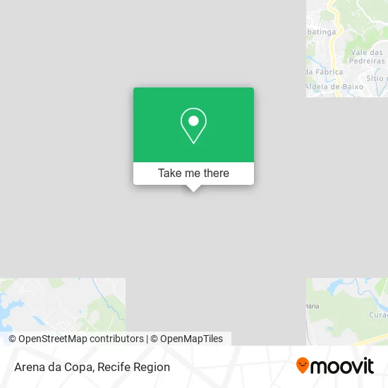 Arena da Copa map