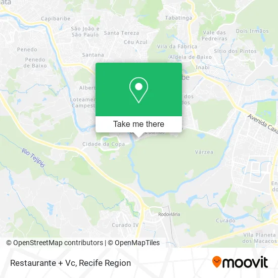 Restaurante + Vc map