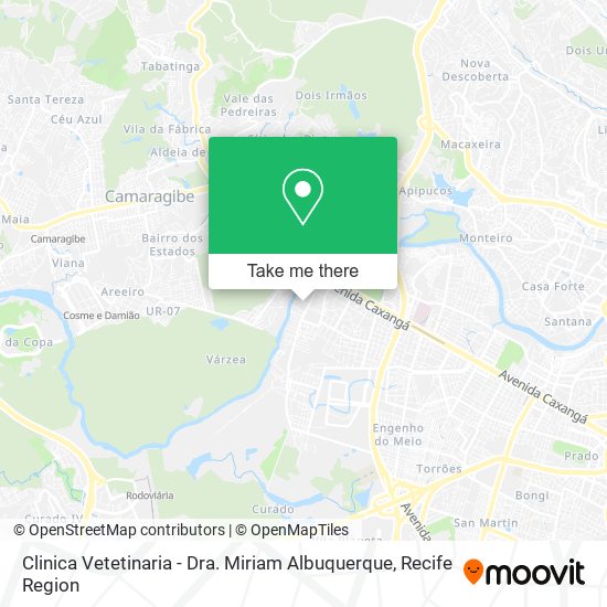 Clinica Vetetinaria - Dra. Miriam Albuquerque map