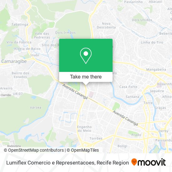 Mapa Lumiflex Comercio e Representacoes