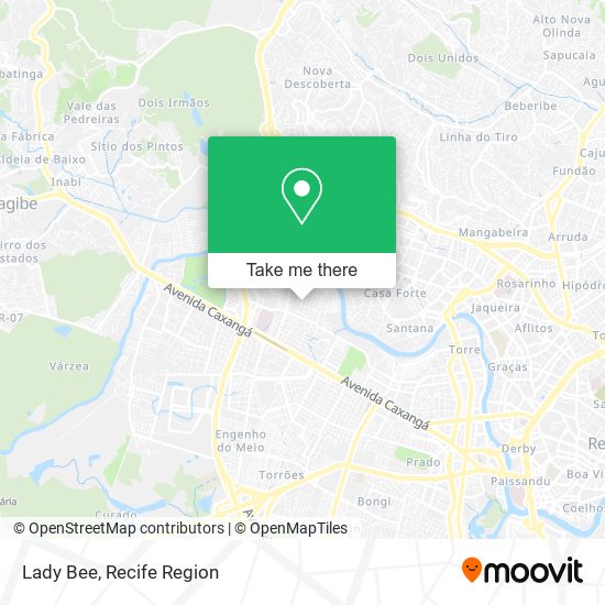 Lady Bee map