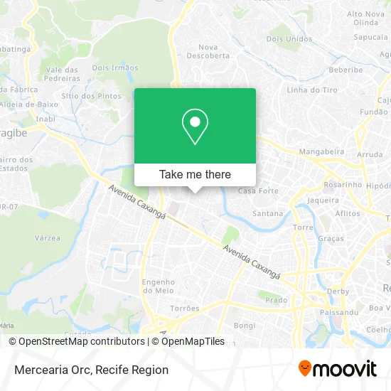 Mercearia Orc map
