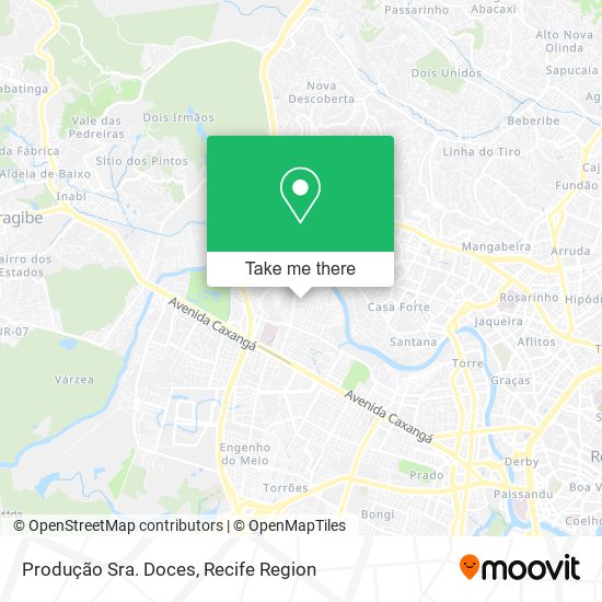 Produção Sra. Doces map