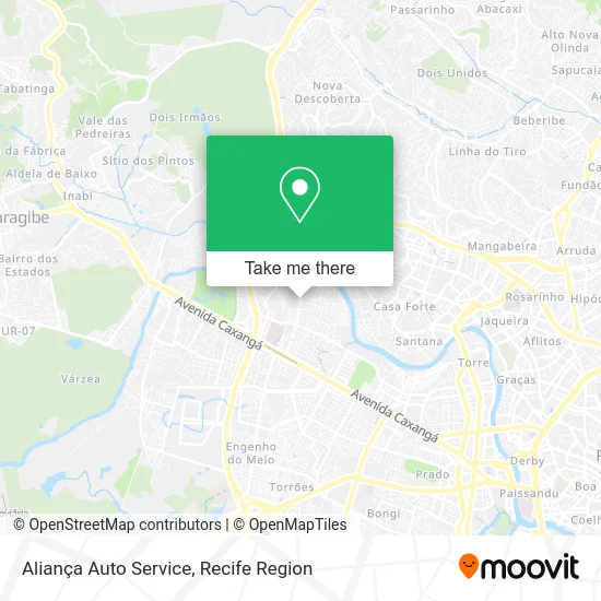 Aliança Auto Service map
