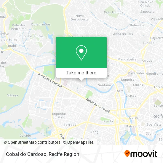Cobal do Cardoso map