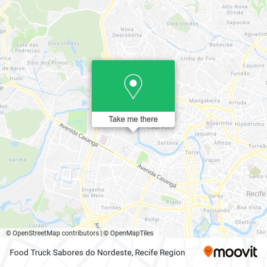 Food Truck Sabores do Nordeste map