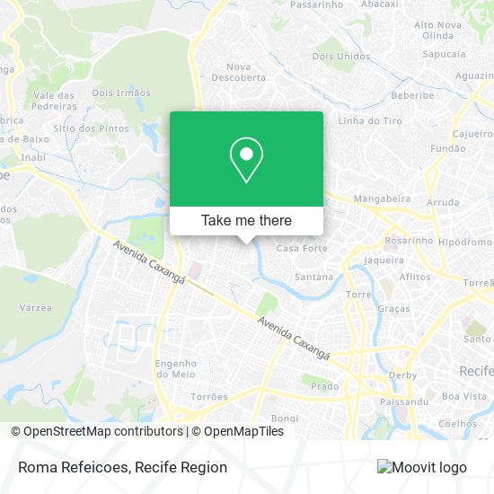 Roma Refeicoes map